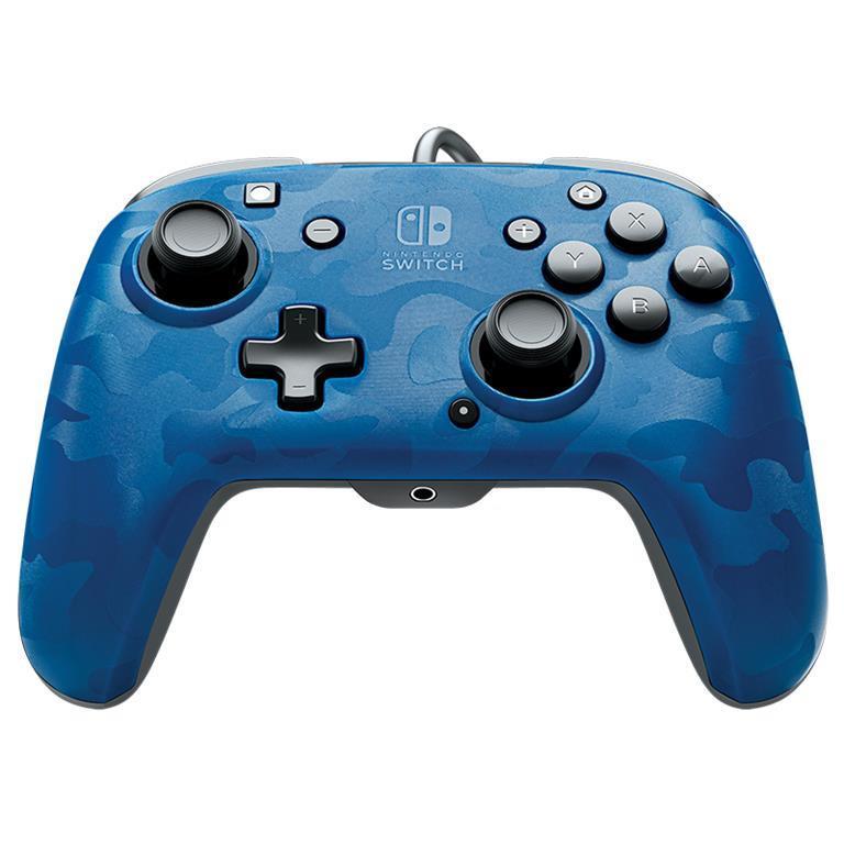 NINTENDO Controller PDP Face Off Deluxe + audio per Nintendo Switch blu
